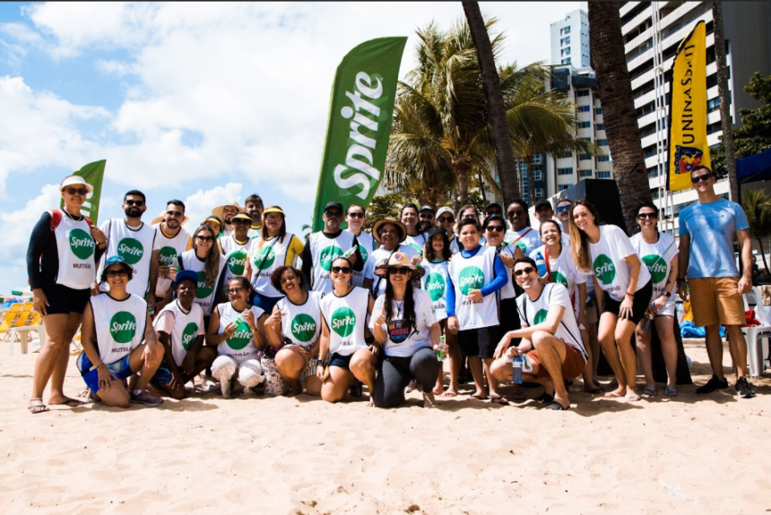Sprite, Pacto Global e Instituto Limpa Brasil se unem para terceira campanha de limpeza de praias em Recife