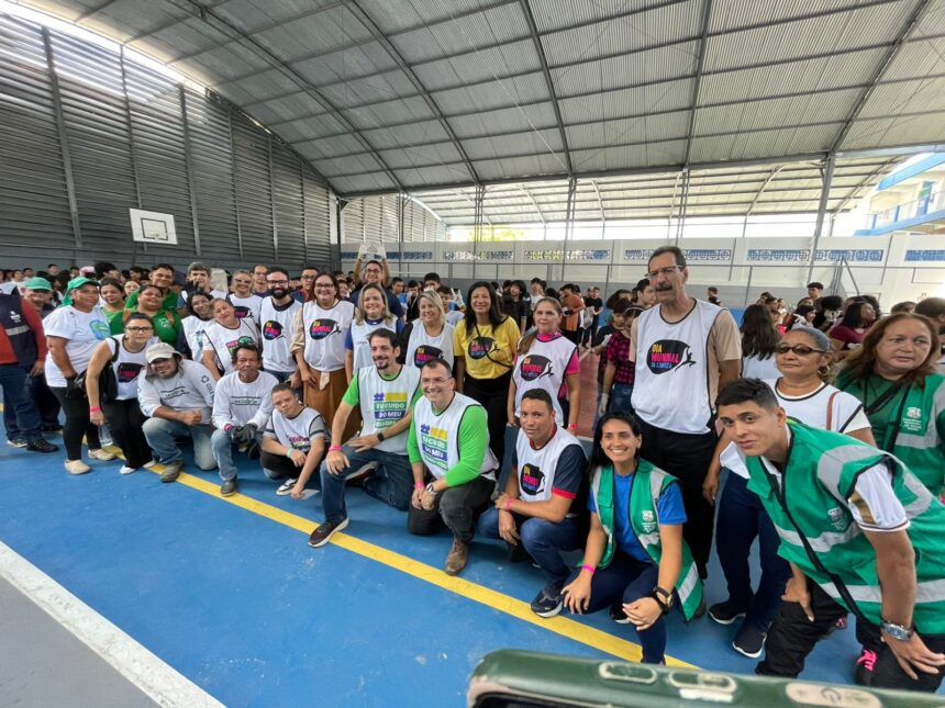 Limpa Brasil e Poder Público do Pará engajam cerca de 250 estudantes em mutirão de limpeza